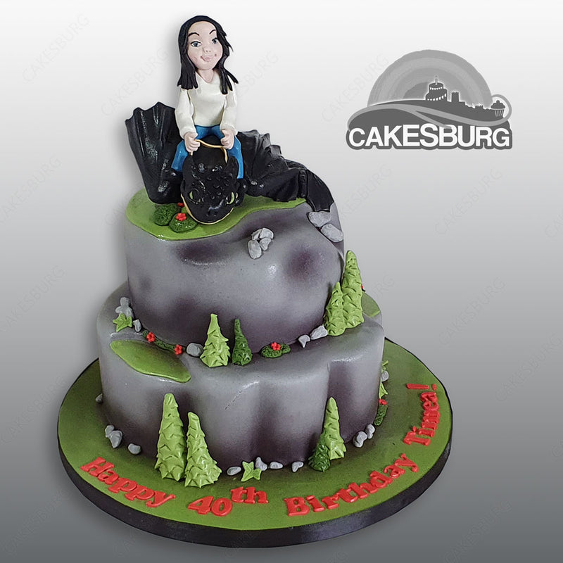 How to train your dragon - Decorated Cake by SugarNinja - CakesDecor