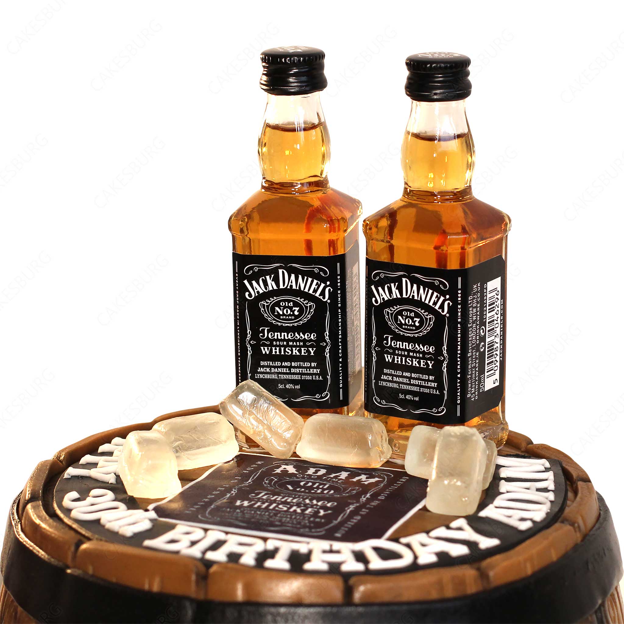 The Tennessee Gentleman: 'Edible Glass' Edition Barrel Cake