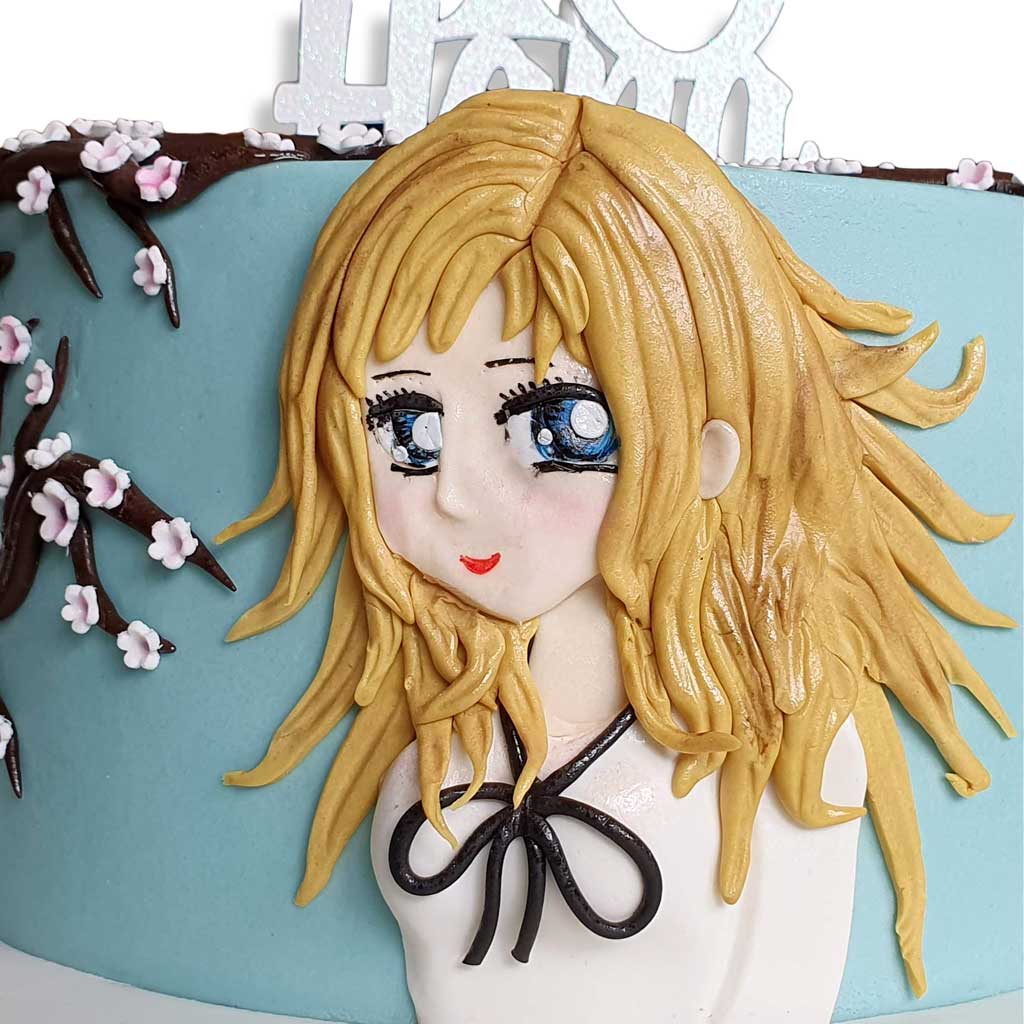 Kokeshi Theme Cake