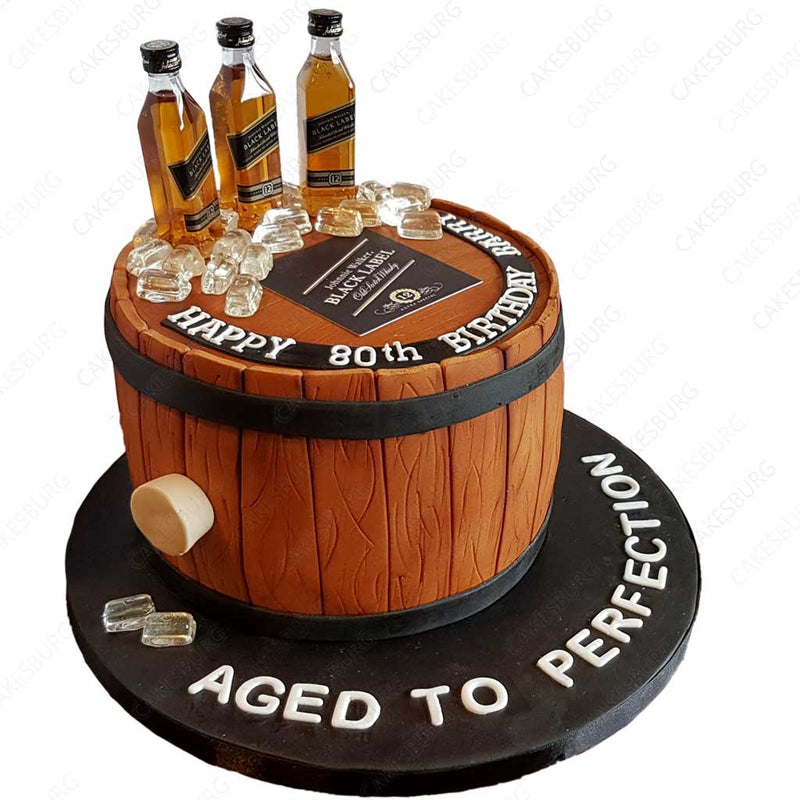 Jack Daniel's Whiskey Bottle Cake - 3D Cake Store
