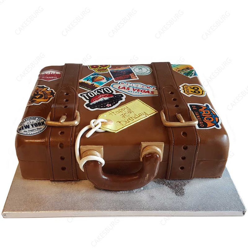 Journey Suitcase Cake