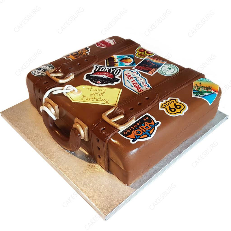 Journey Suitcase Cake