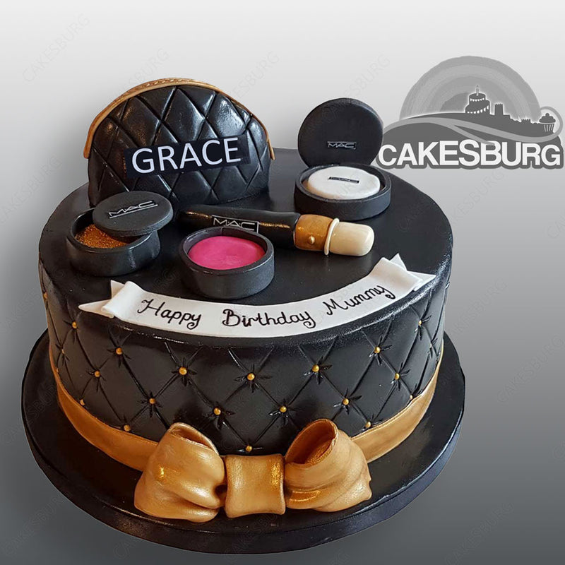 Buy Makeup Birthday Cake for Girls Online | Gurgaon Bakers