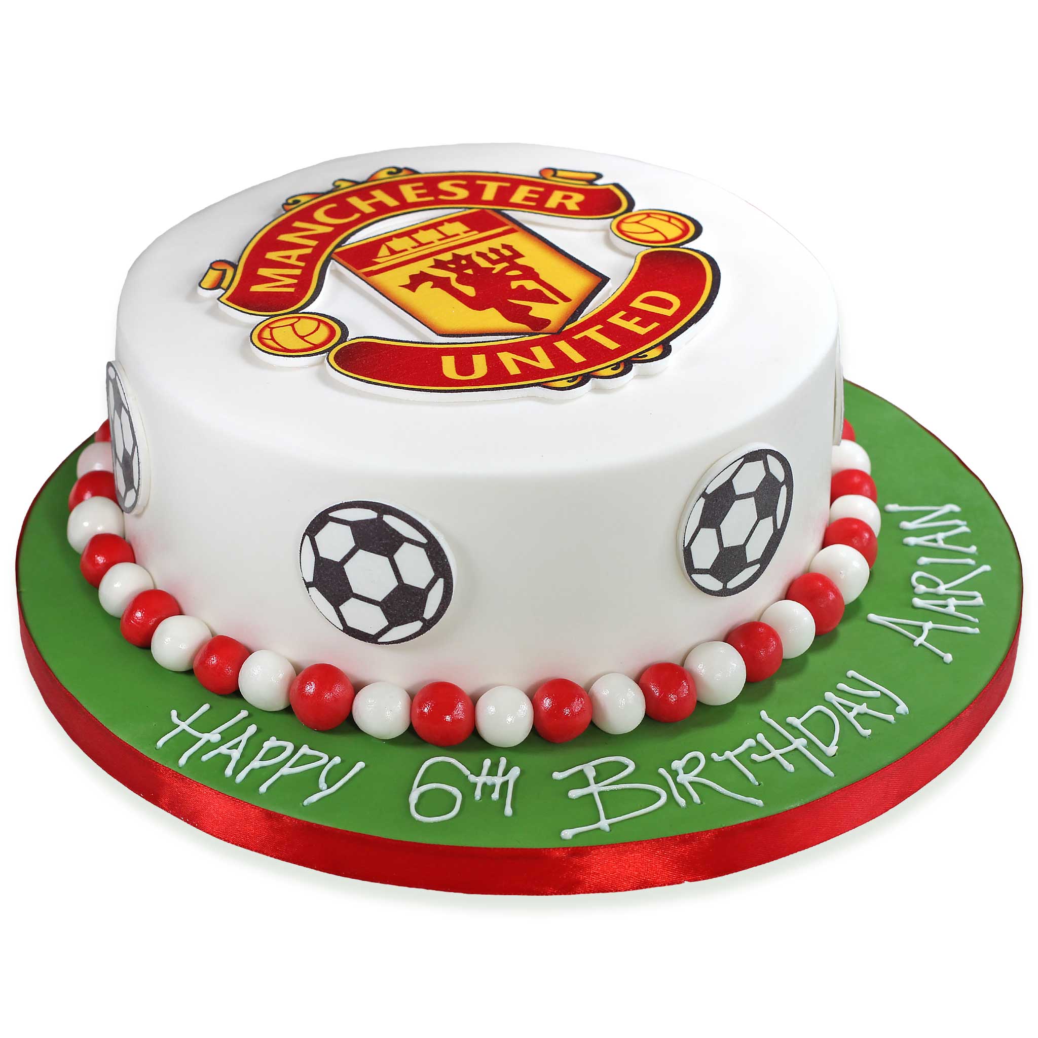 Manchester United Football Cake #