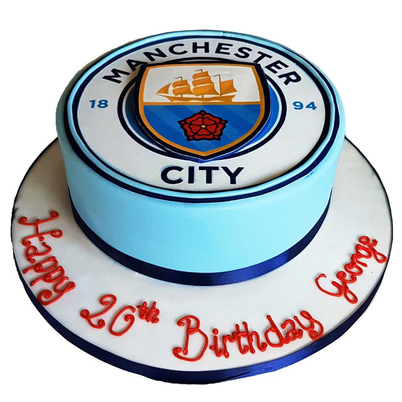 Manchester City Football Cake