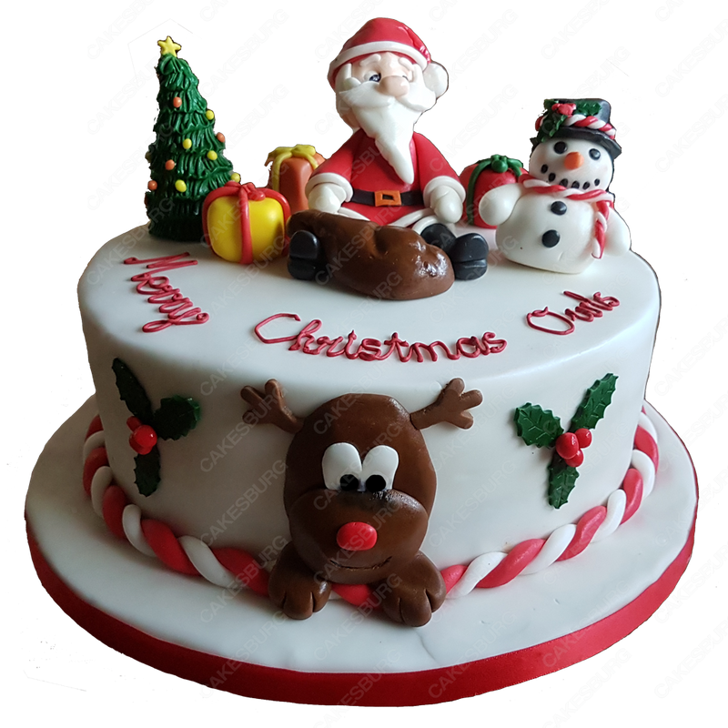 Merry Christmas Cake - Cakesburg