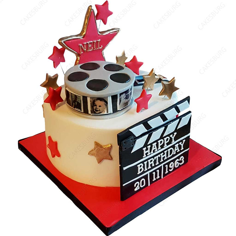 Themed Birthday Cake #3: Movie Theatre Theme Cake - CakesDecor