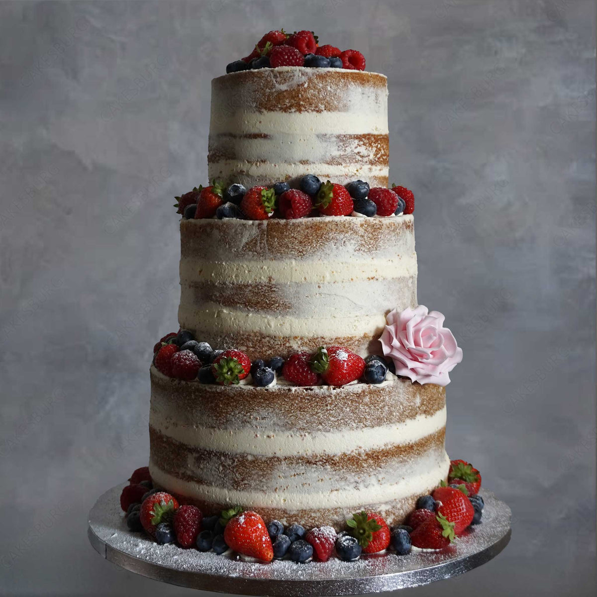 Three layer wedding cake 60 photos - Vianawedding.com