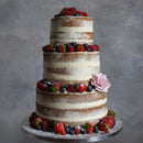 Naked Wedding Cake