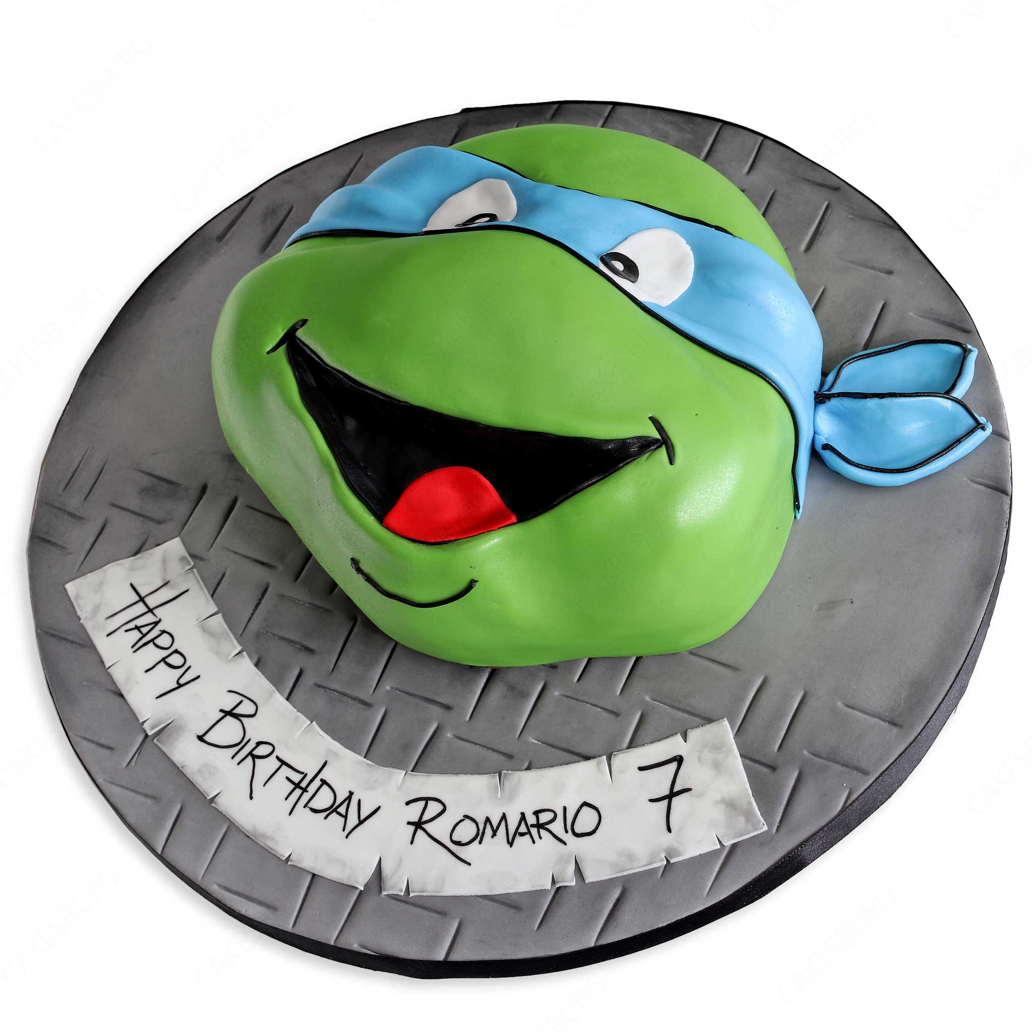 Ninja Turtles Head Cake