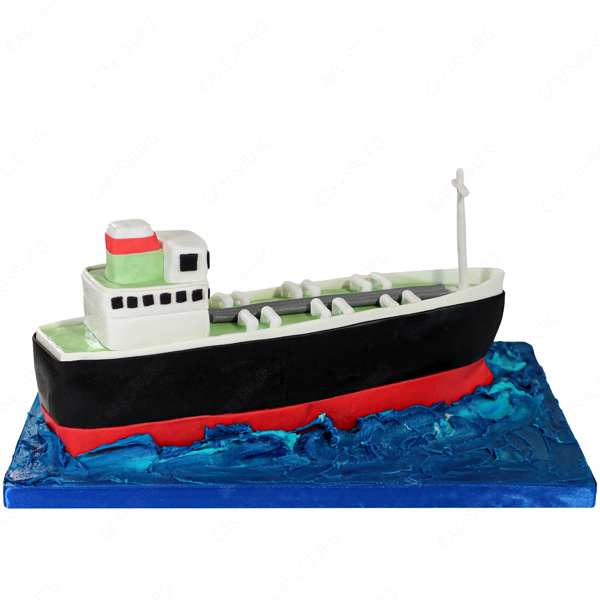 Oil / Cargo Tanker Ship Cake