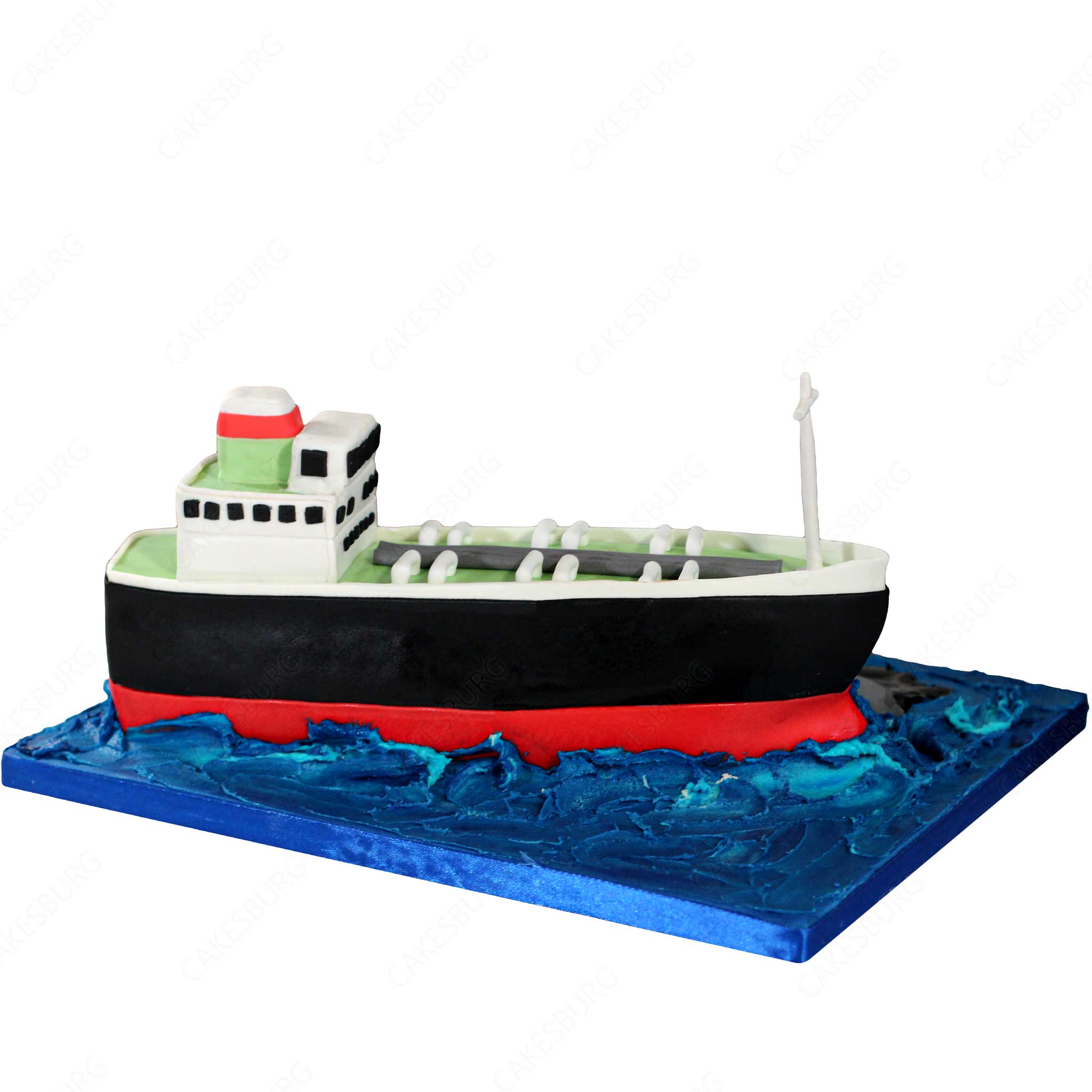 Oil / Cargo Tanker Ship Cake