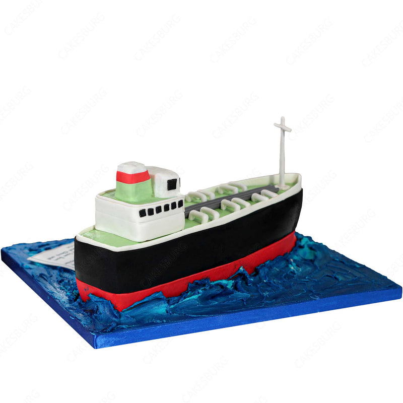 Oil / Cargo Tanker Ship Cake