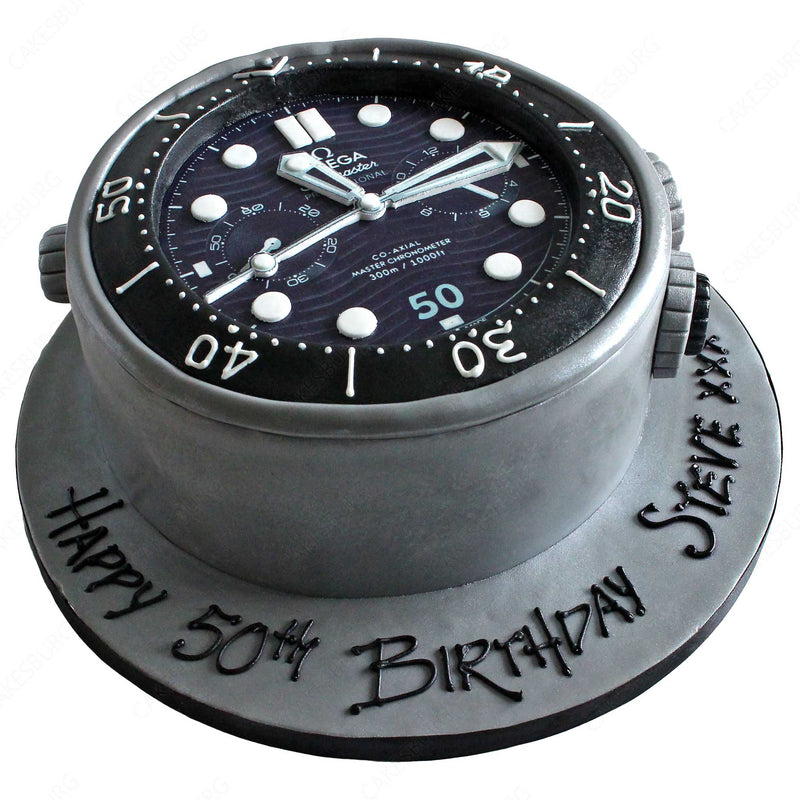 Black Watch Cake | Customized Cake for Men | Elegant Style to celebrate his  events in Dubai