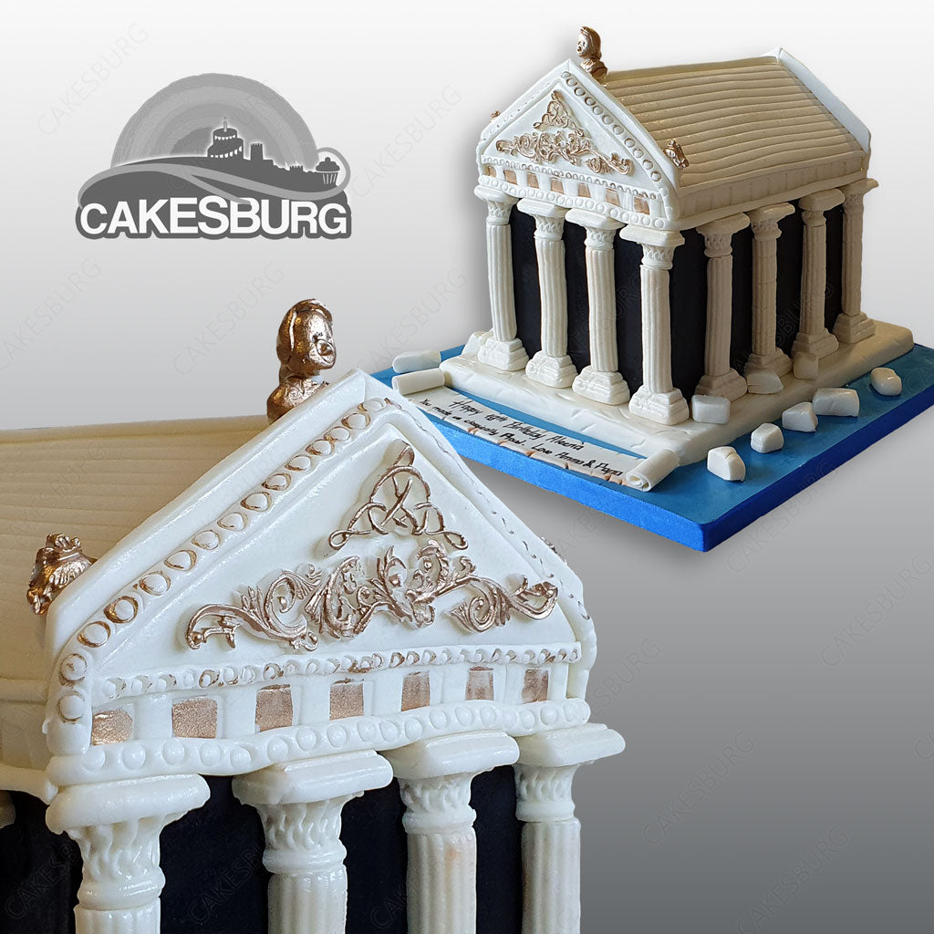 Parthenon Architecture Cake