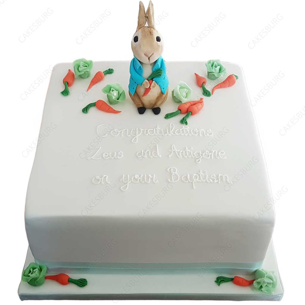Peter Rabbit Luxury Resin Cake Topper | Cake Accessories | Party Pieces