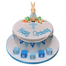 Peter Rabbit Christening Cake