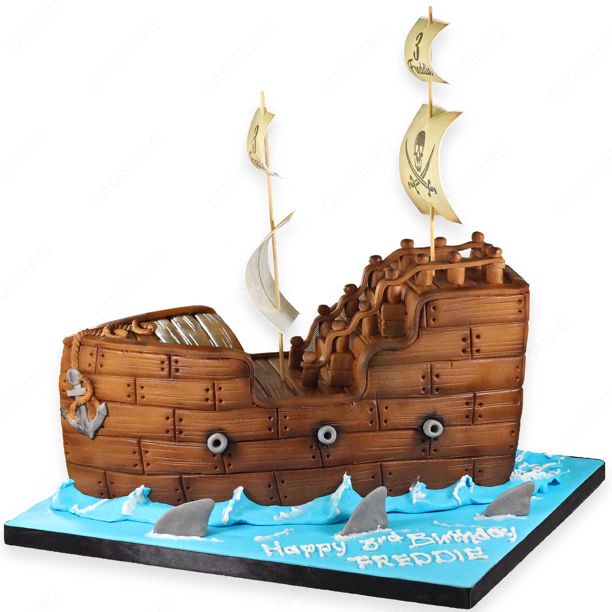 Pirate Ship Cake