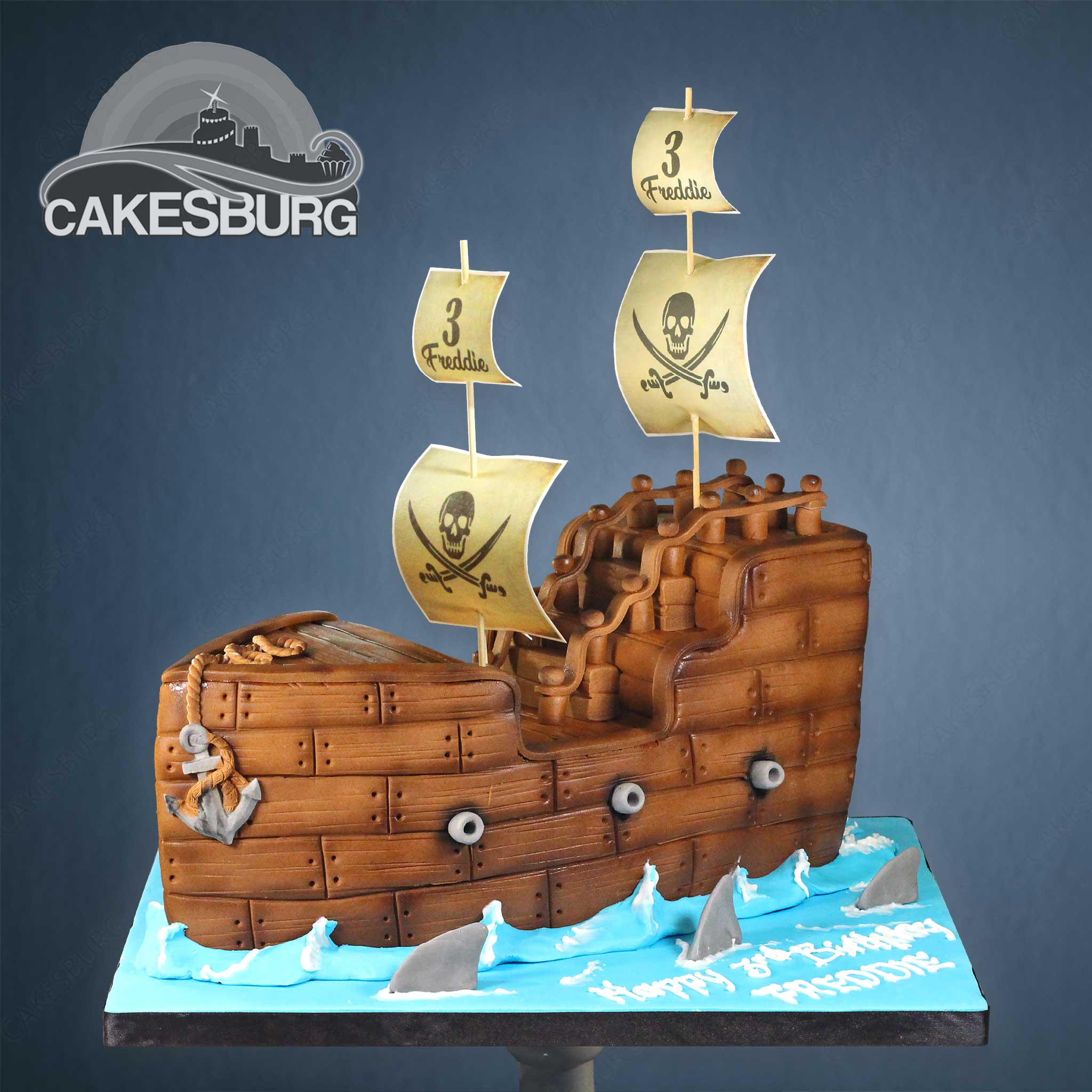 Pirate Ship Cake