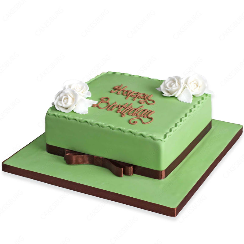 Plain Birthday Cake - CakeCentral.com