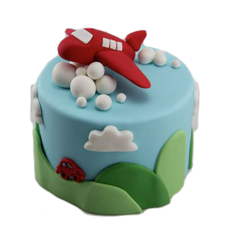 Airplane Birthday Party Cake - Fondant Cakes in Lahore - Free Delivery