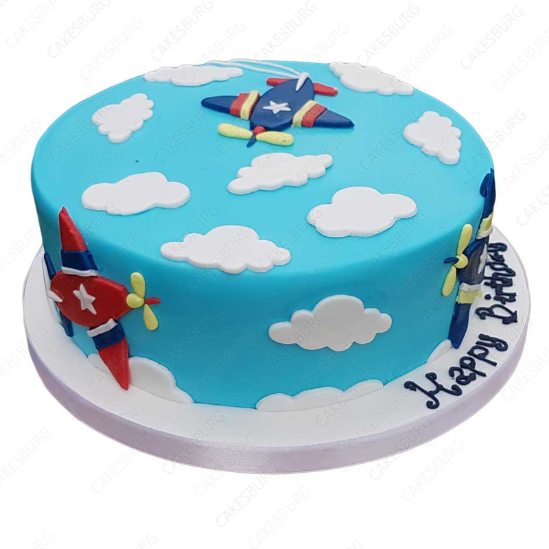 Plane Aerobatic Cake