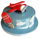 Plane On The Cloud Cake