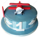 Plane On The Cloud Cake