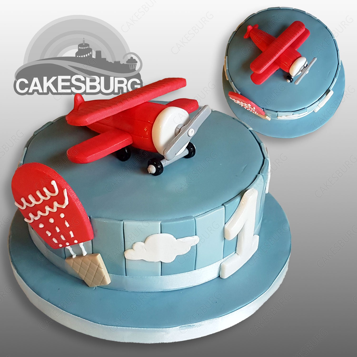 Plane On The Cloud Cake #2