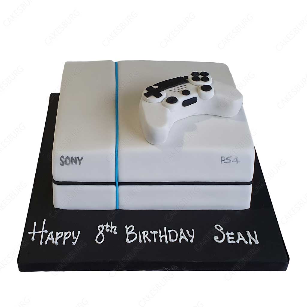 Buy Playstation Controller Themed Cake Topper Edible Personalised Round Cake  Topper Decoration Online in India - Etsy