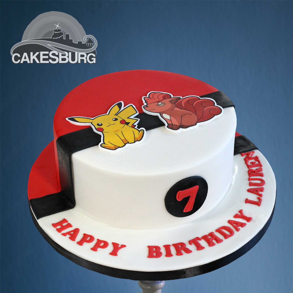 Pokemon Pikachu & Vulpix Cake