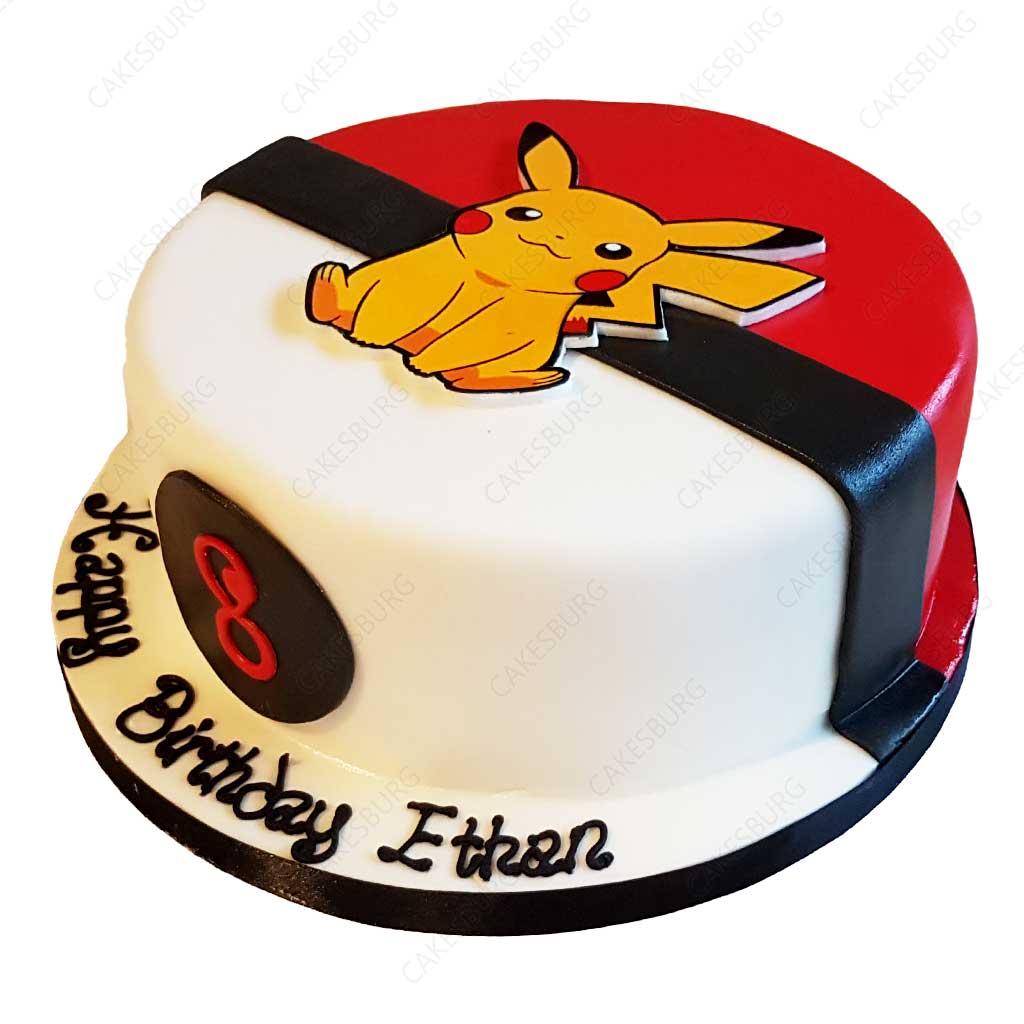 Cute Pikachu Birthday Cake | bakehoney.com