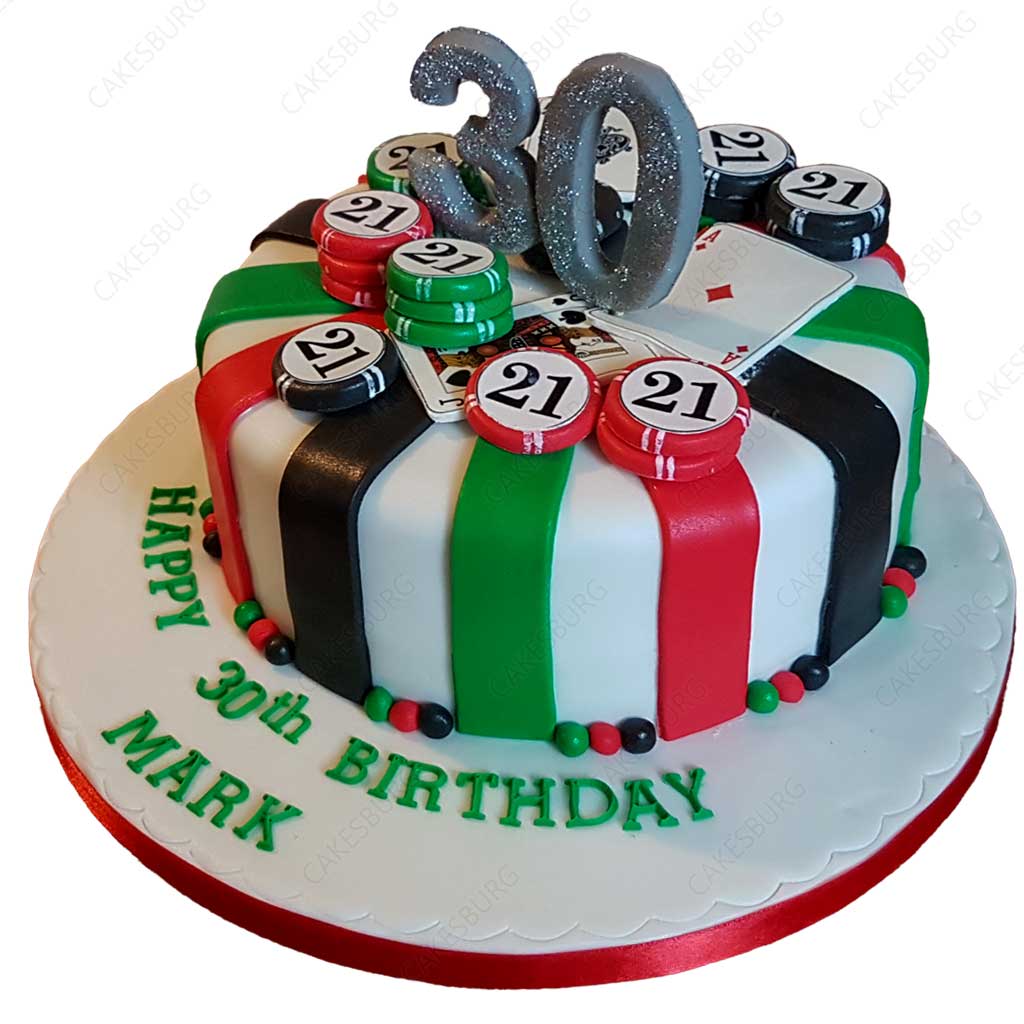 Poker Cake
