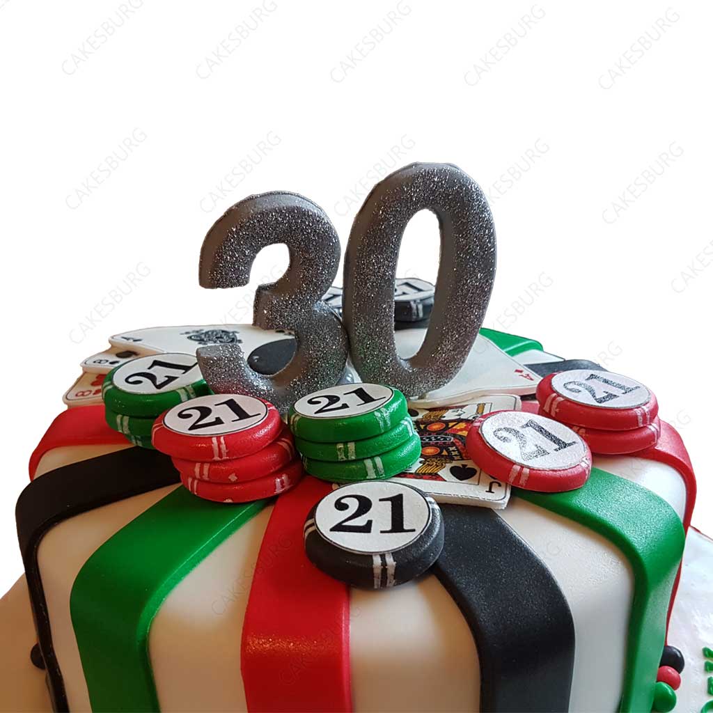 Poker Cake