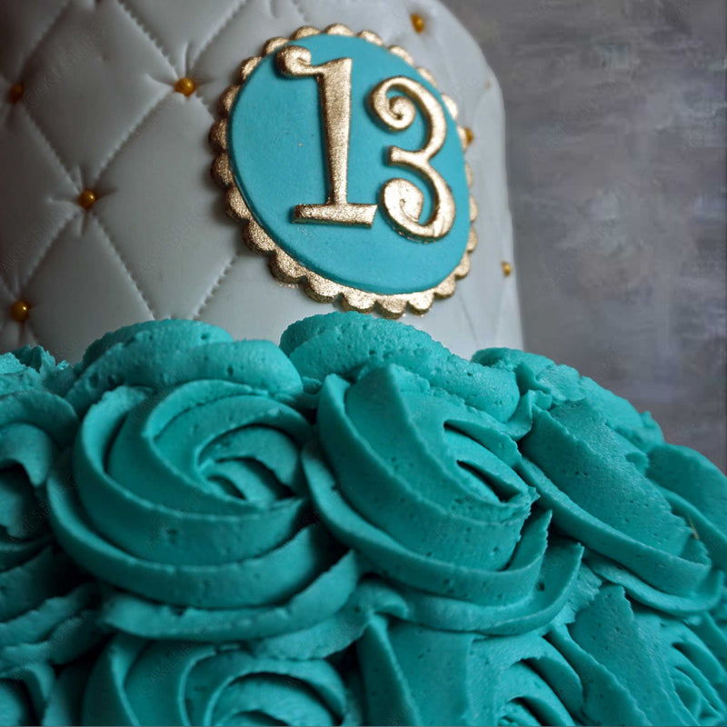 Rosa Special Age Cake - Turquoise