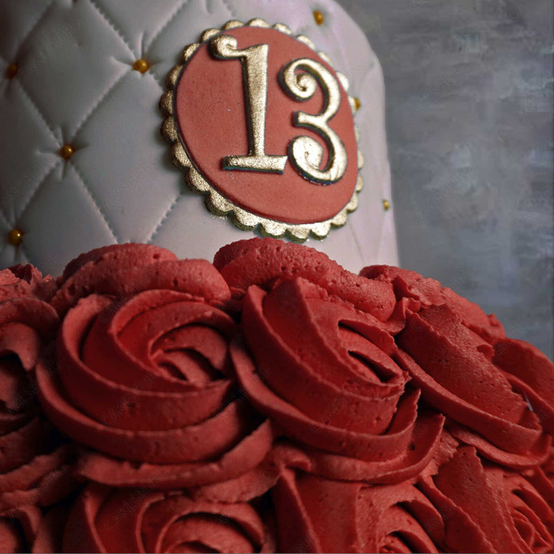 Rosa Special Age Cake - Ruby