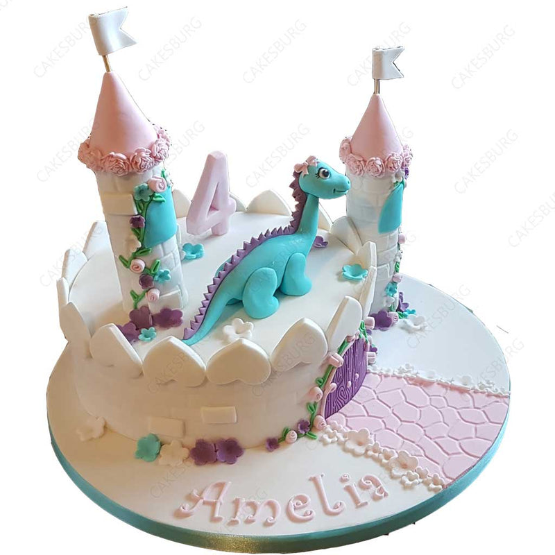 Princess in Castle Cake
