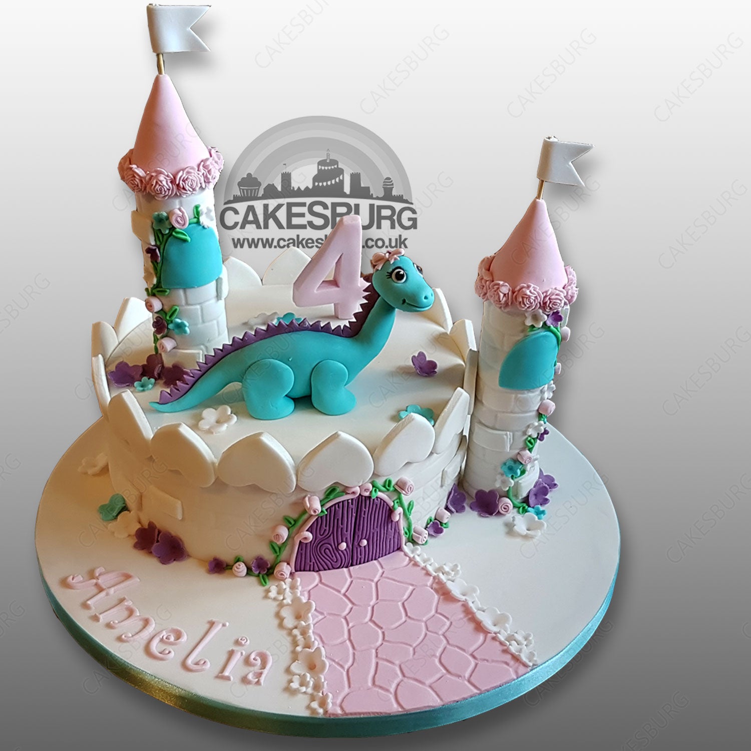 2 Tier LoL Dolls Fairy Castle Birthday Cake | Susie's Cakes