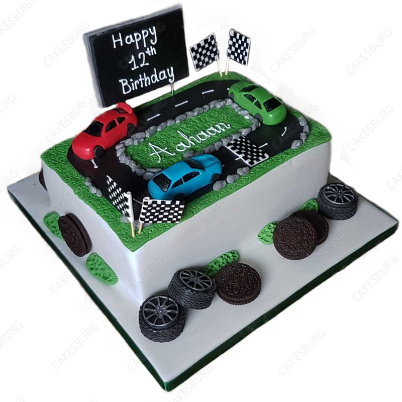 Racing Cars Track Cakes | Fabulous Cakes
