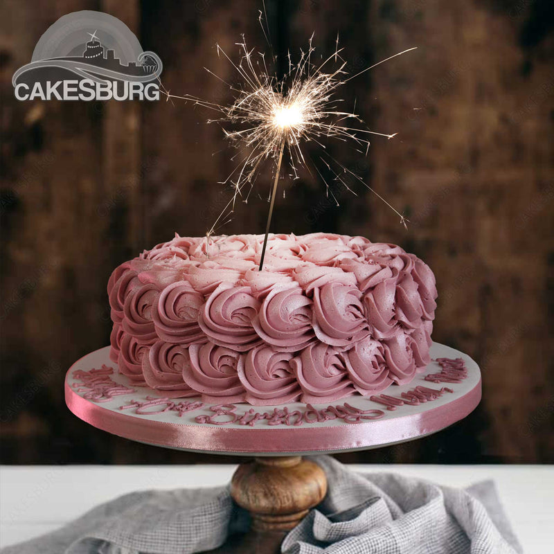 Rose Petals Pink Floral Cake – Honeypeachsg Bakery