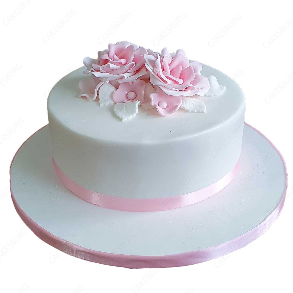 Pink Rose Cake #1