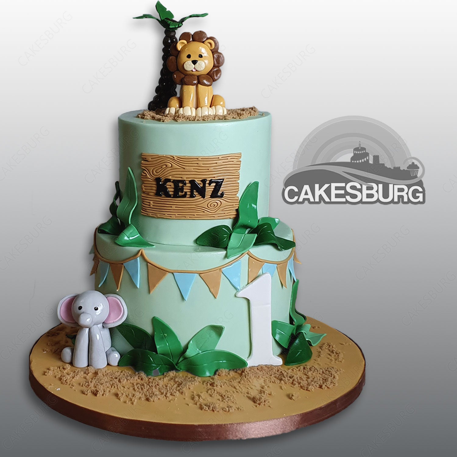 Safari Animals Cake #6