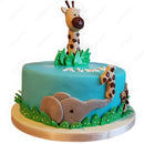 Safari Animals Cake