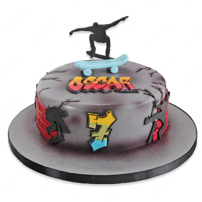 Family, Food, and Fun: Skateboard Cake | Skateboard cake, Lego birthday cake,  Surf cake