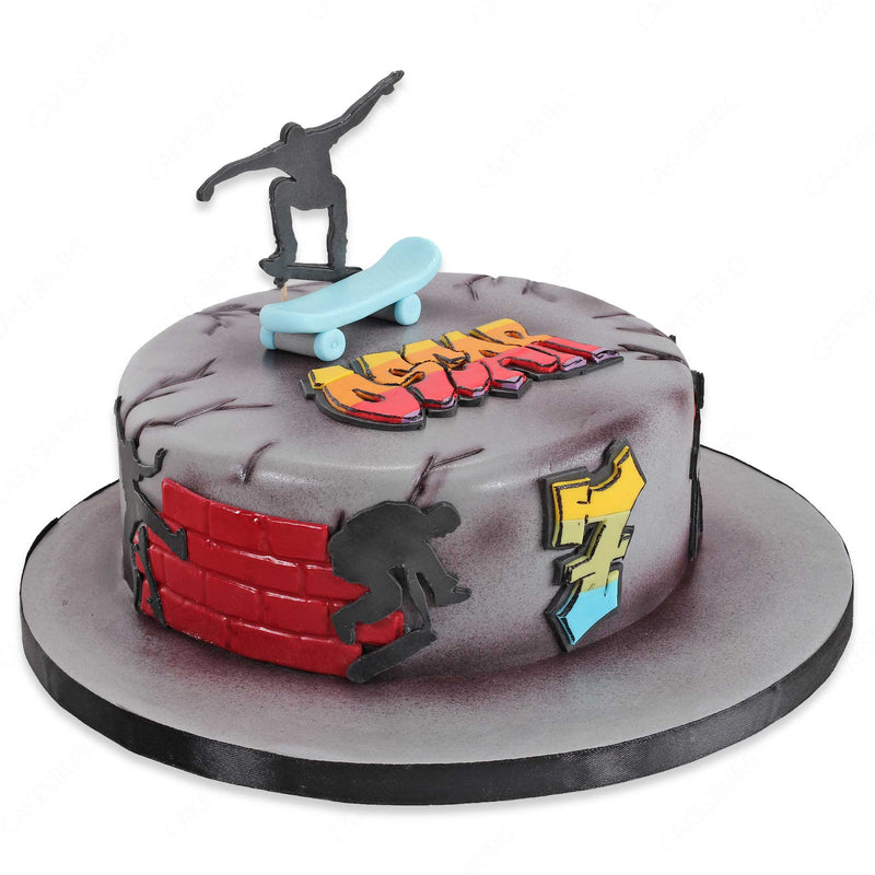 Skateboard Cake