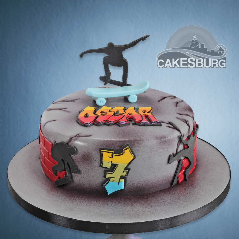 Glorymoment Skateboard Happy Birthday Cake Topper, Skateboard Cake Topper  for boy Girl Birthday, Happy Birthday Cake Topper for Skateboard Sport  Theme Birthday Party Cake Decorations (6.7''x5.27'') : Amazon.in: Home &  Kitchen