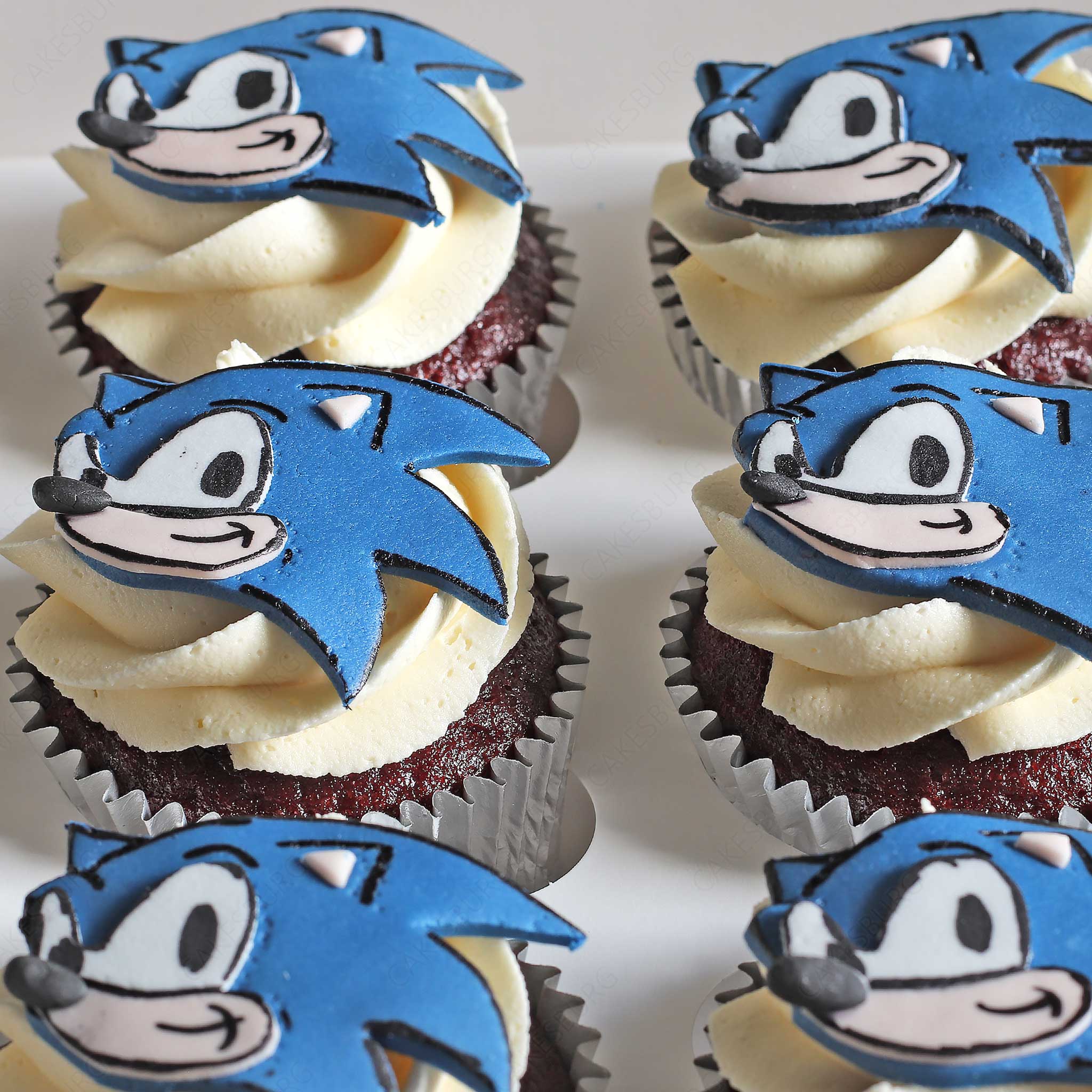 Sonic The Hedgehog Cupcake Box