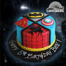 Super Heroes Cake