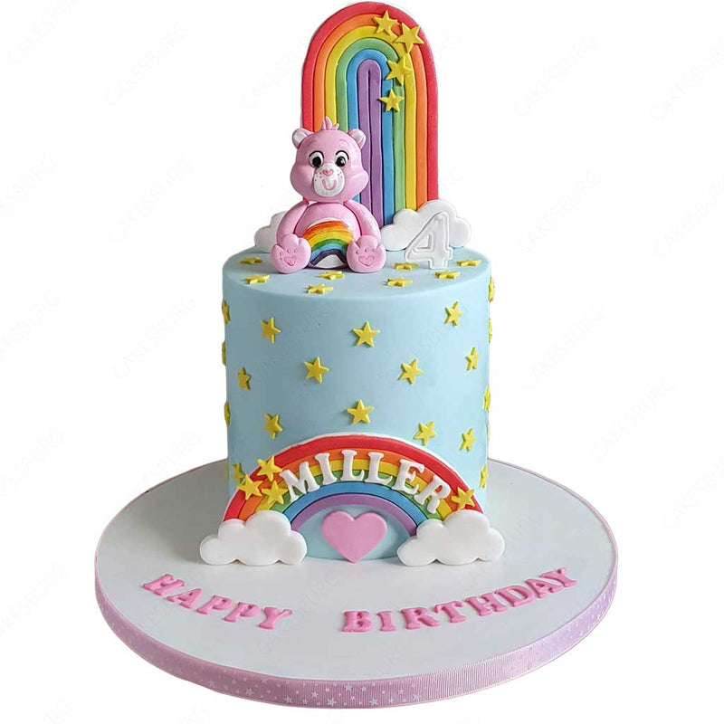 Care Bear Cake 1St Birthday. 
