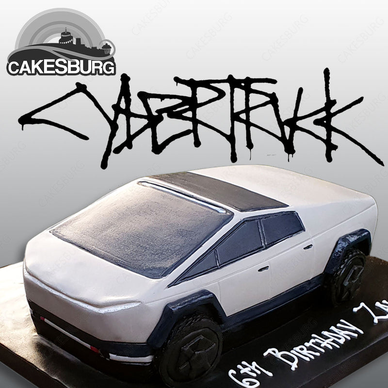 Tesla Cybertruck Car Cake